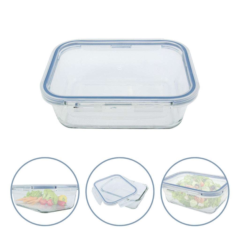 Pote Hermético de Vidro com Tampa – 1500ml